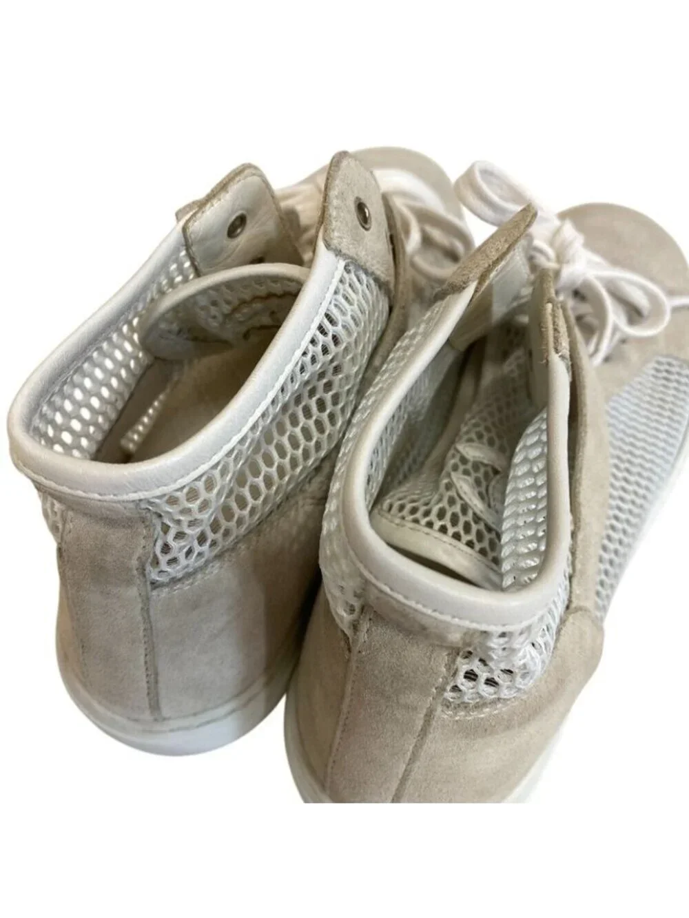 Chanel High Cut CC Logo Sneakers - Picture 7 of 8